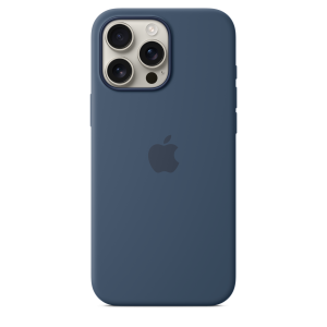 Apple iPhone 16 Pro Max Silicone Case with MagSafe - Denim