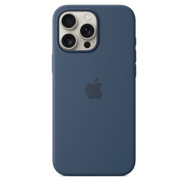 Apple iPhone 16 Pro Max Silicone Case with MagSafe - Denim