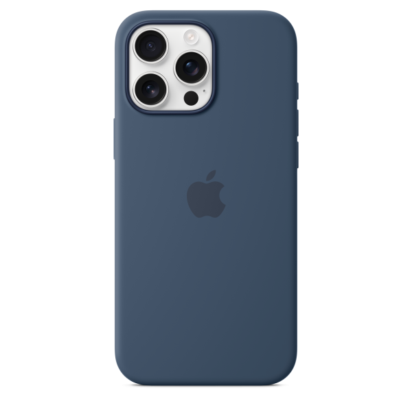 Apple iPhone 16 Pro Max Silicone Case with MagSafe - Denim