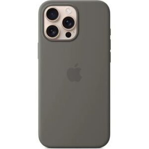 Apple iPhone 16 Pro Max Silicone Case with MagSafe - Stone Gray
