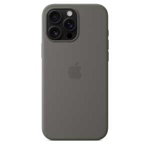 Apple iPhone 16 Pro Max Silicone Case with MagSafe - Stone Gray