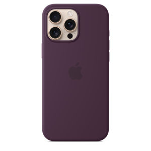 Apple iPhone 16 Pro Max Silicone Case with MagSafe - Plum