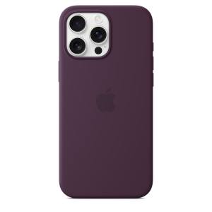 Apple iPhone 16 Pro Max Silicone Case with MagSafe - Plum