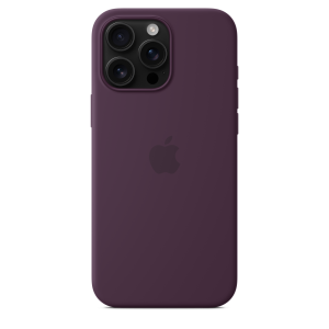 Apple iPhone 16 Pro Max Silicone Case with MagSafe - Plum