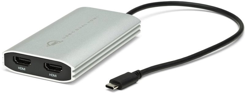 OWC USB-C Dual HDMI 4K Display Adapter with DisplayLink for M1/M2/M3