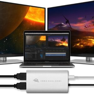 OWC USB-C Dual HDMI 4K Display Adapter with DisplayLink for M1/M2/M3