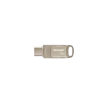 128 GB Patriot TAB T560/USB 3.2/USB-A + USB-C/Silber