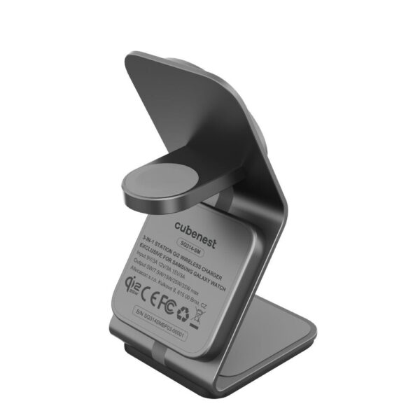 Cubenest 3-in-1 Qi2.2 wireless magnetic charger SQS314 Samsung Watch