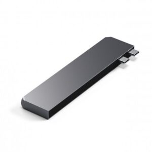 Satechi PRO HUB SLIM (1xUSB4,1xHDMI,2xUSB-A,SD/MicroSD,UHS-I up to 104MB/s, SD/SDHC/SDXC up to 2TB,1xUSB-C) - Midnight Black