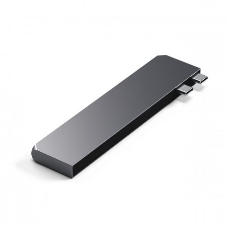 Satechi PRO HUB SLIM (1xUSB4,1xHDMI,2xUSB-A,SD/MicroSD,UHS-I up to 104MB/s, SD/SDHC/SDXC up to 2TB,1xUSB-C) - Midnight Black