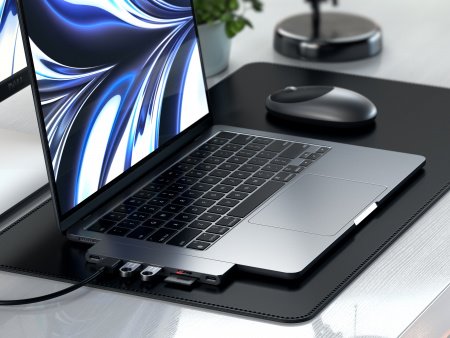 Satechi PRO HUB SLIM (1xUSB4,1xHDMI,2xUSB-A,SD/MicroSD,UHS-I up to 104MB/s, SD/SDHC/SDXC up to 2TB,1xUSB-C) - Midnight Black