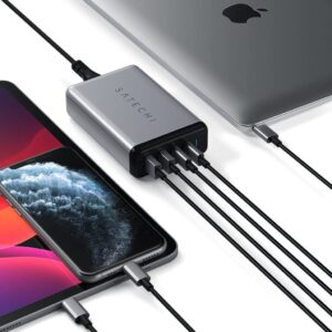 Satechi 75W Dual TYPE-C travel adapter Space Gray