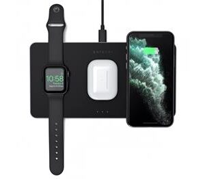 Satechi Trio Charging Pad (Apple Watch, Airpods, iPhone) - Black
