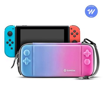 Tomtoc tenké pouzdro na Nintendo Switch, modro růžová