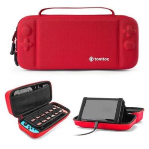 Tomtoc cestovní pouzdro na Nintendo Switch, červené