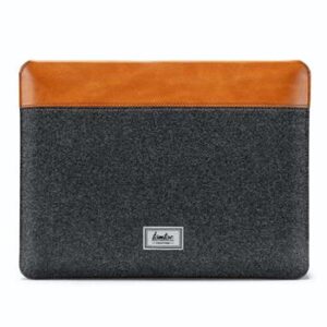 tomtoc – case na 13" Macbook Air/Pro, šedá/hnědá