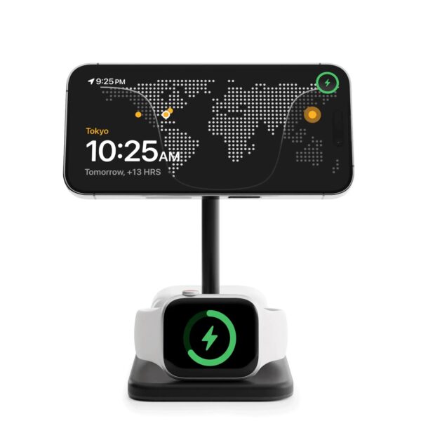 TwelveSouth - Hirise 3 Deluxe stand 3-in-1 pro Phone/Apple Watch/Airpods