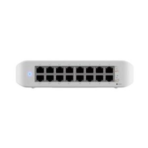 Ubiquiti UniFi Switch Lite 16 PoESwitch, 16× Gbit RJ45, 8× PoE 802.3at, 45W