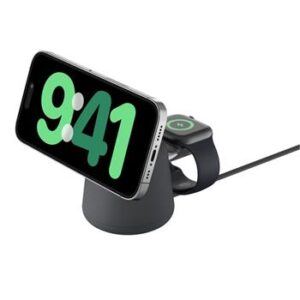 Belkin BOOST CHARGE™ PRO MagSafe 2-in-1 15W Ladeständer, Dunkel