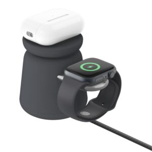 Belkin BOOST CHARGE™ PRO MagSafe 2-in-1 15W charging stand, Dark