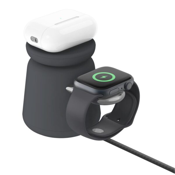 Belkin BOOST CHARGE™ PRO MagSafe 2-in-1 15W charging stand, Dark