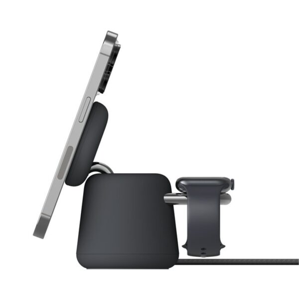 Belkin BOOST CHARGE™ PRO MagSafe 2-in-1 15W charging stand, Dark