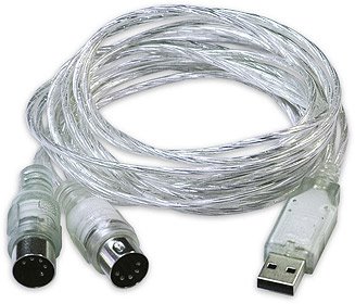 MIDIMATE II USB 2.0 MIDI Interface Cable