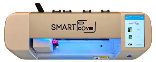 SMARTCOVER Folienschneidemaschine mit Display + 50 Smartphone-Folien