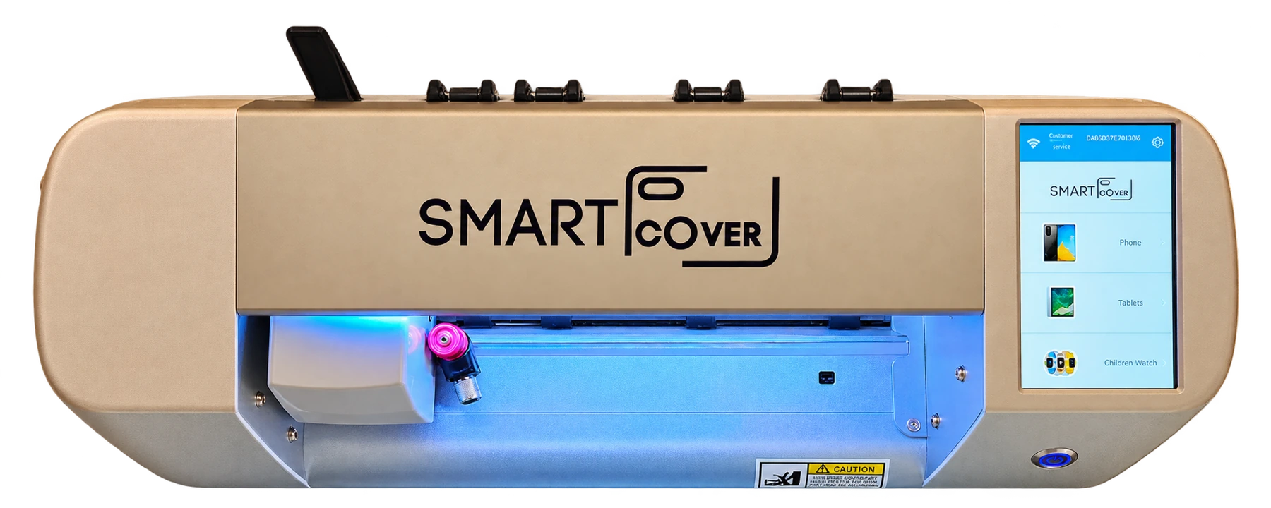 SMARTCOVER Folienschneidemaschine mit Display + 50 Smartphone-Folien